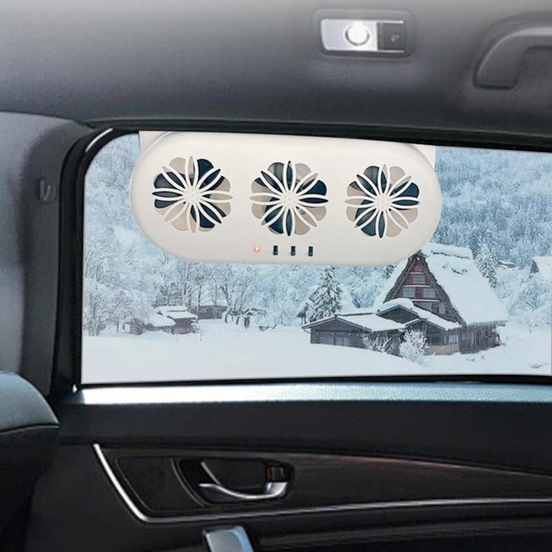 Umluftventilator Solarladung Automatischer Lüfter Abluft-Radiatorlüfter