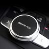 5Pcs Aluminum Car Badge Audio Speaker Decal Stickers For Mercedes Benz AMG GLE GLS CLA CLE GLC CLS GLA W223 W213 W206 W464 W247