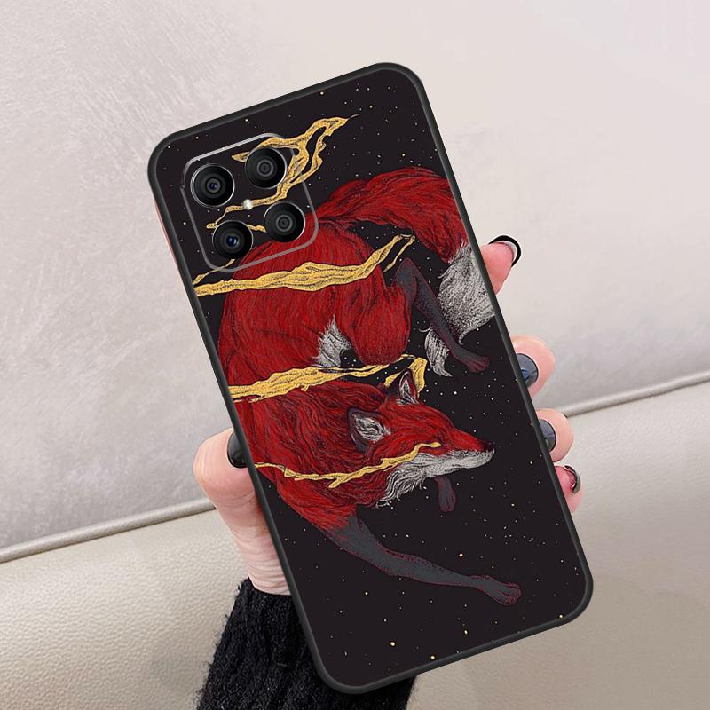 Cartoon Fox Case For Honor Magic 7 Lite 5 6 Pro Cover For Honor X9c X9a X9b X8a X8b X9 200 400 50 70 90