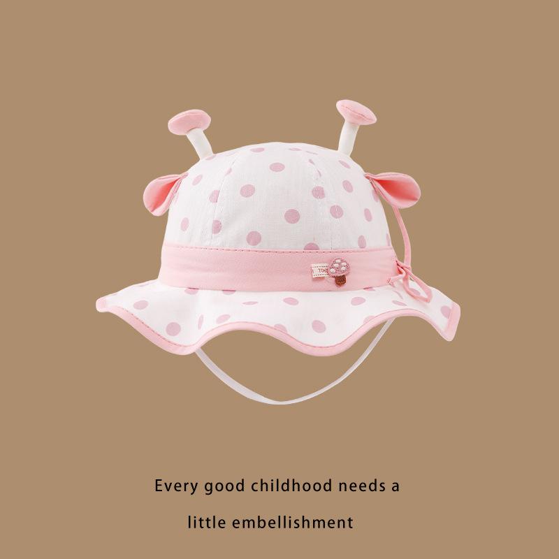 Infant and Toddler Fisherman Hat Spring and Autumn Cute Baby Super Cute Sunbath Hat Boy and Girl Sun Protection Versatile Hat Fashionable