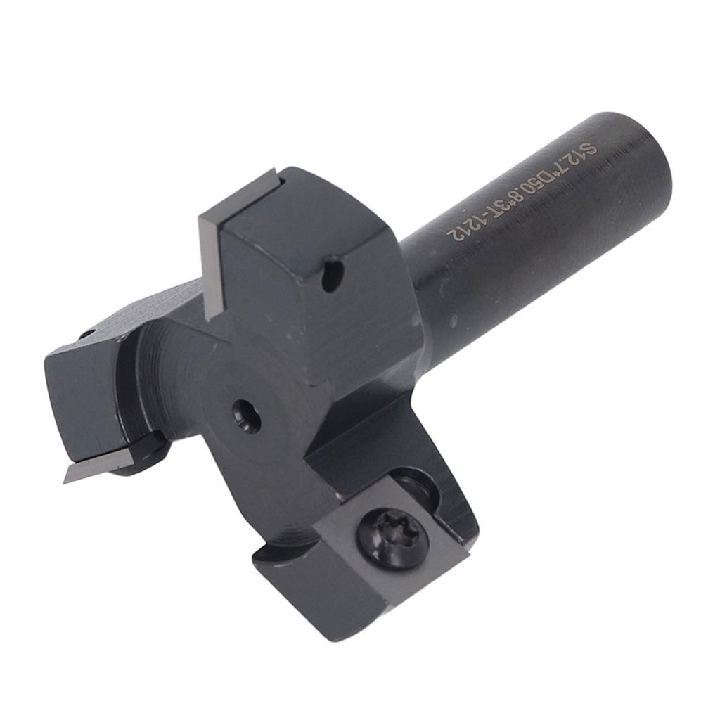 Spoilboard Surfacing Router Bit 3 Flute 1/2in Shank 2in Cutting Diameter Carbide Insert Planing Bit