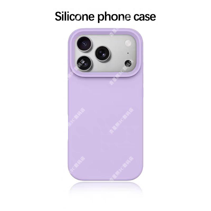 iPhone 13, 14, 15, 16, 17 Pro Max için Yüksek Değerli Sıvı Silikon Telefon Kılıfı - Kadın Sürümü