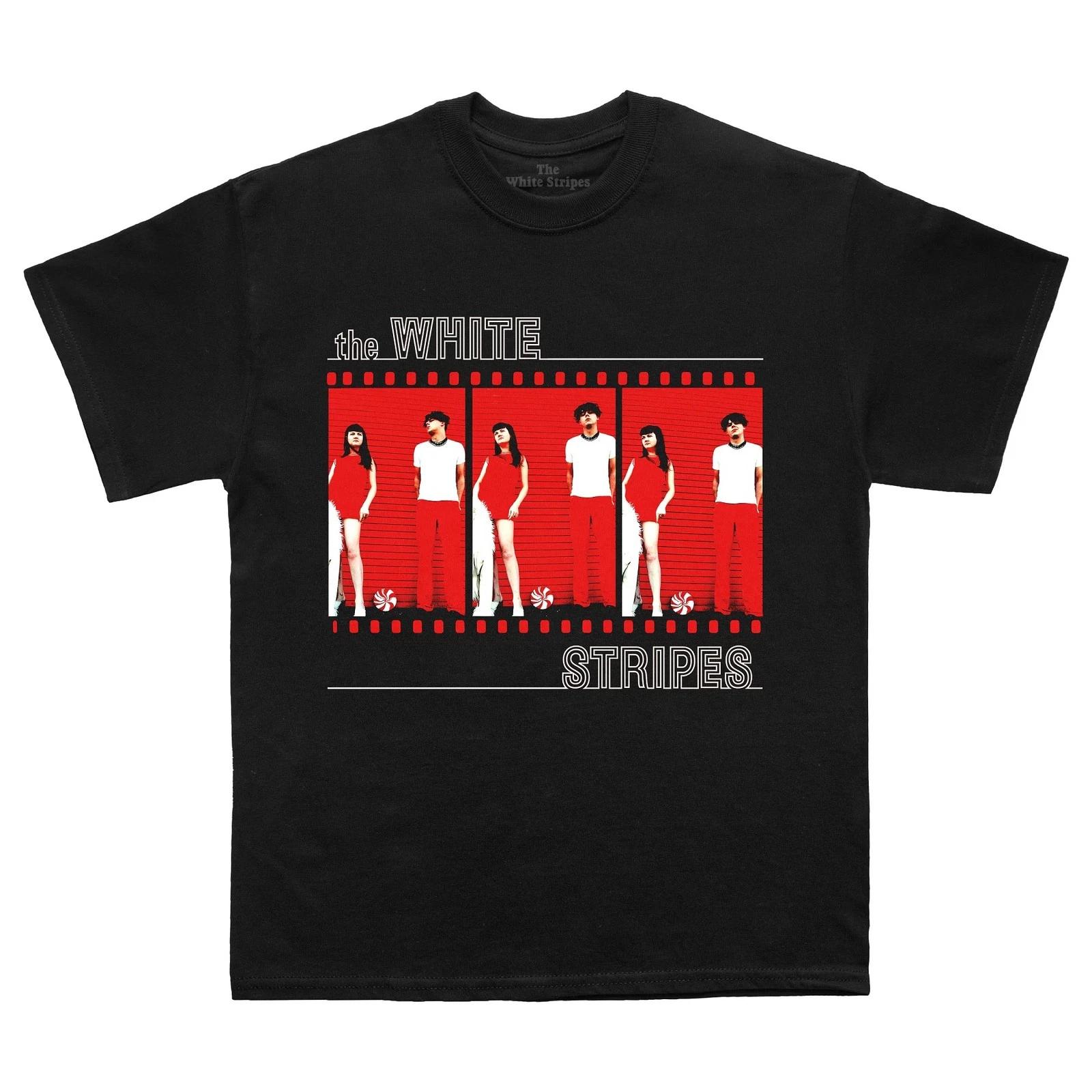 Authentic The White Stripes Film Strip T-Shirt S-2XL NEW 4XL