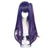 Anime Oshi No Ko Hoshino Ai Purple Wig Cosplay Headwear Girl Lolita Ponytail Heat Resistant Synthetic Wigs Accessories Hair