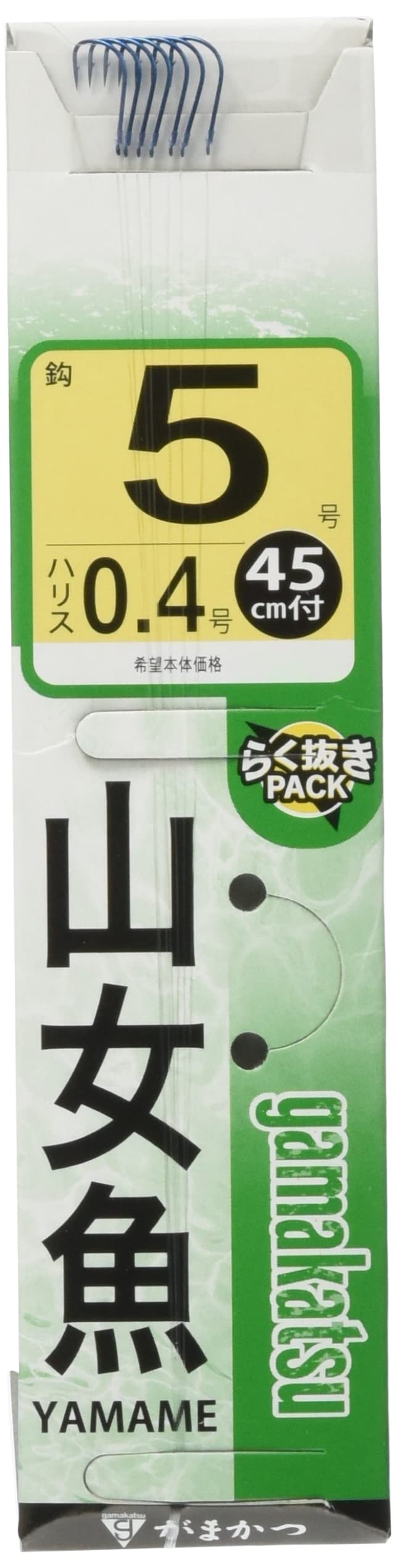 

Gamakatsu Blue Yamame Hook with Thread, Size 5 - 0.4mm Line