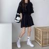 Women's Loose Fit Short Sleeve Shorts Two Piece Outfits Tracksuit Casual Sweatsuit Sets