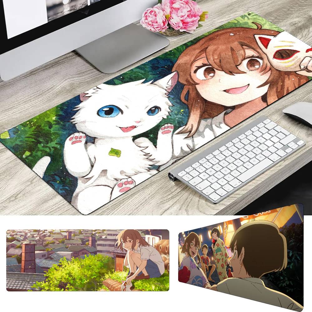 Anime Movie A W-Whisker Away Mousepad Non-slip Suitable For Office Computers Laptops E-sports Game Desk Mats XXL Keyboard