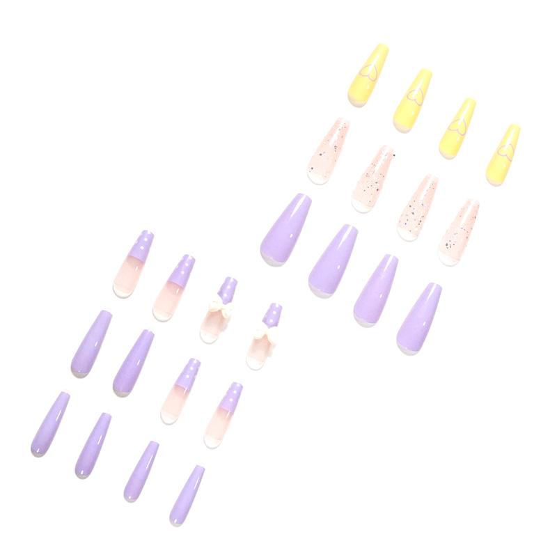 

Wear Nail Products Taro Nail Patch Nail Patch Wear Nail White Fake Nail Nail Patch