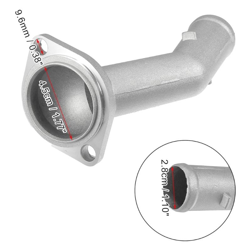 High Performances Aluminum Coolant Hose Fitting Replaces 06A121121F for Golf Efficient Heat Dissipation & Long Lasting