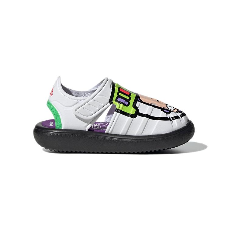 Disney x Adidas Pixar Buzz Rakeťák Nízké boty pro batolata Bílé Černé Kojenci a Batolata GY5439
