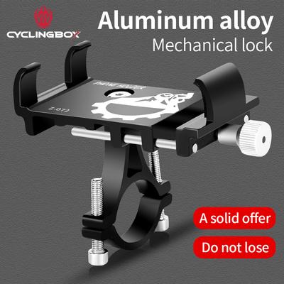 Bicycle Phone Holder ,Aluminium Alloy Navigation Phone Stand Rack Mobile Phone Bracket For Electric Bike Motorcycle