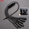 JCD 3.5mm 1/8 TRS Male To 2/3/4/5/6 Port 3.5 Female Jack Headphone Splitter Cable Stereo AUX Audio Adapter For PC TV MP3 Speaker