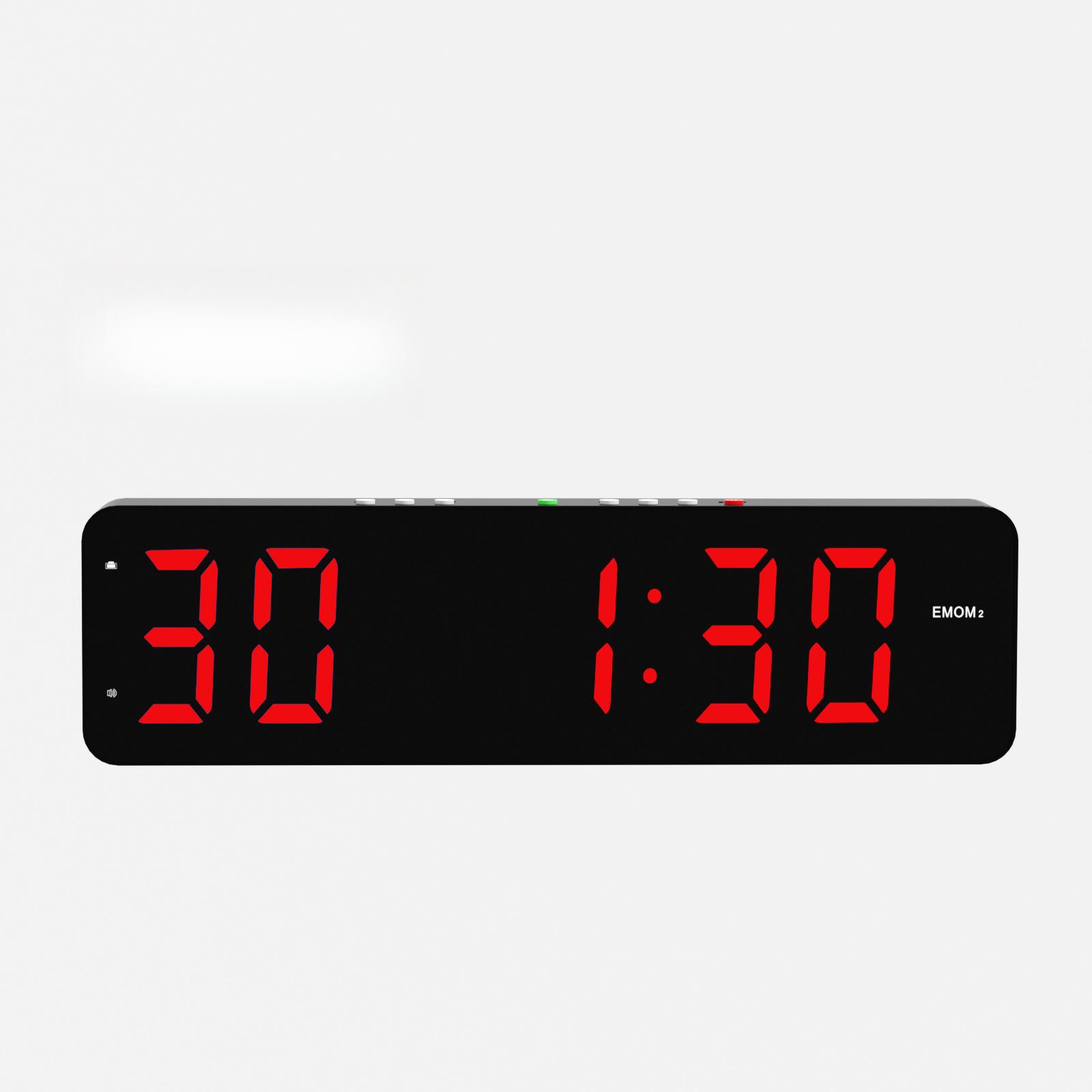Hot Selling Multifunctional Timer Alarm Clock – LED Digital Clock for Gym, Home, Sports, Kitchen Electronic Alarm Clock Plug-in красный