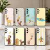 M-Mokey C-Curious-S G-Georges Phone Case For Samsung Galaxy A73,A72,A71,A70,A53,A52,A51,Soft Silicone Black Cover