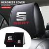 Autositz Kopfstützenbezug Kissenbezug Polster Nackenstütze für Seat Leon 5f Ibiza 6l 6j Leon 1p Polster Altea Xl Mk Autozubehör
