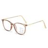 Finished Ladies Gents's Blue Light Blocking Age-Related Vision Loss Glasses Fashion Trend Rx Multi-Focus Hyperopia Glasses To +3.5