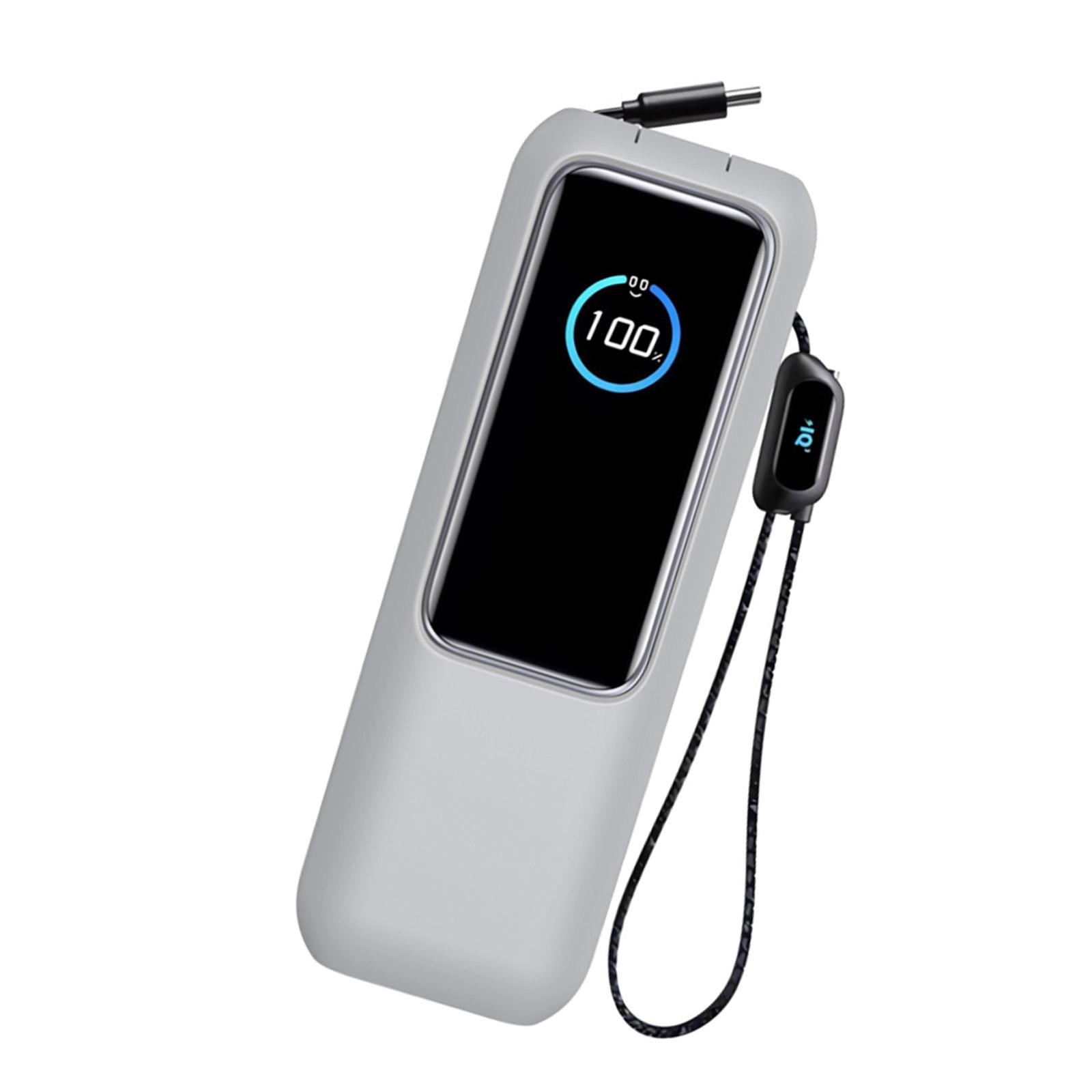 

Силиконовый чехол для повербанков Anker Zolo 25000 мАч 165 Вт, портативное зарядное устройство, защитный чехол, дорожный чехол для переноски, сумка для хранения карт серый