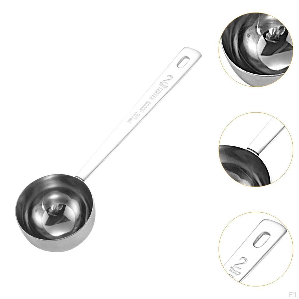 Kávová odměrka Pečicí nástroj Háčkovaná rukojeť Kuchyňské náčiní Nerezavějící Naběračka na omáčku Polévková lžíce