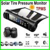 Verison Solar Tire Pressure Monitoring System Wireless TPMS with LCD Color Display/4 External Sensors
