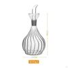 Elegant Glass Oil Dispenser for Kitchen and BBQ - Leakproof Pourer Included