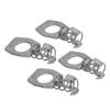 4 Pieces Water Heater Cam Lock Stainless Steel Door Cover Latch Fastener Silver Color for RV Camper