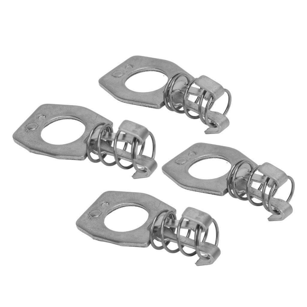 4 Pieces Water Heater Cam Lock Stainless Steel Door Cover Latch Fastener Silver Color for RV Camper
