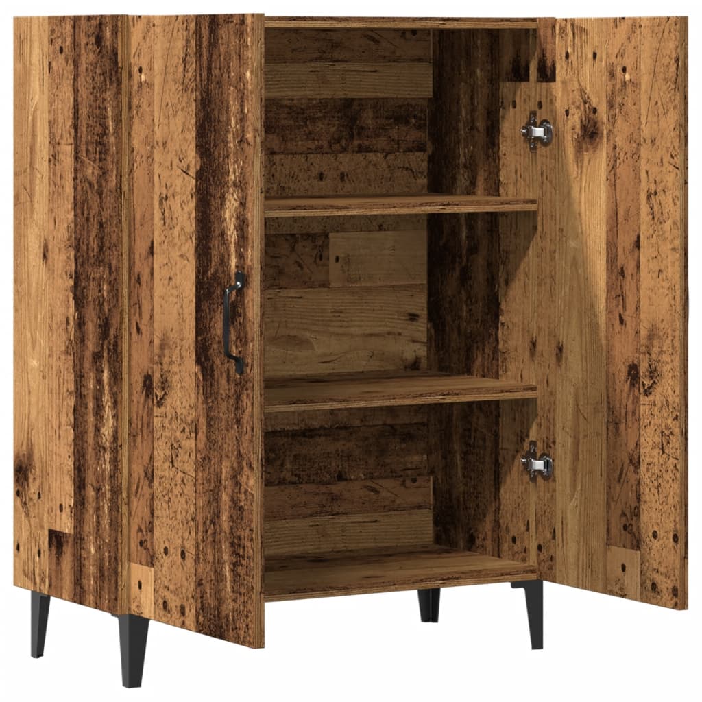 Sideboard Reclaimed Wood Look 70x34x90 cm Engineered Wood