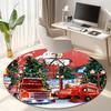 Christmas Gift Halloween Theme Bear Truck Coca Cola Round Carpet Soft Home Decoration Corridor Table and Chair Anti Slip Outdoor Floor Mat Carpet H14