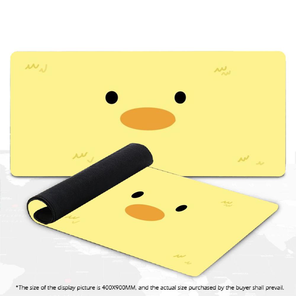 XXL Cute Cow Print Mousepad Cartoon Cow Face Pattern Deskmat Non-Slip Rubber Gaming PC Keyboard Desk Mats Gamer Large Mouse Mats