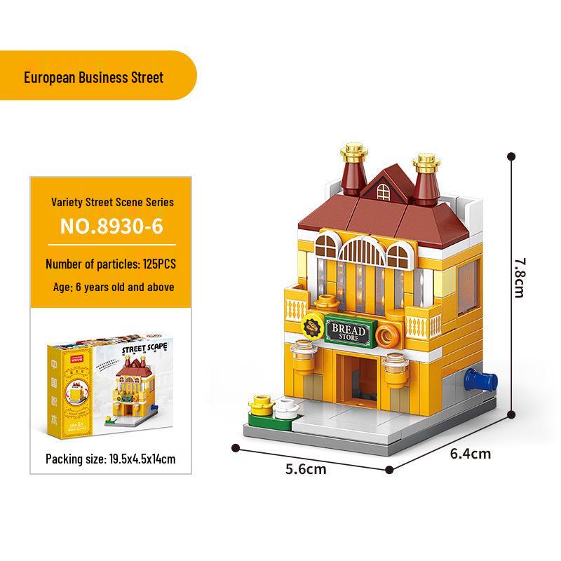 Comprehensive Lego-Compatible Cityscape Rocket 6-in-1 Building Block Set: Educational Toy for Kids