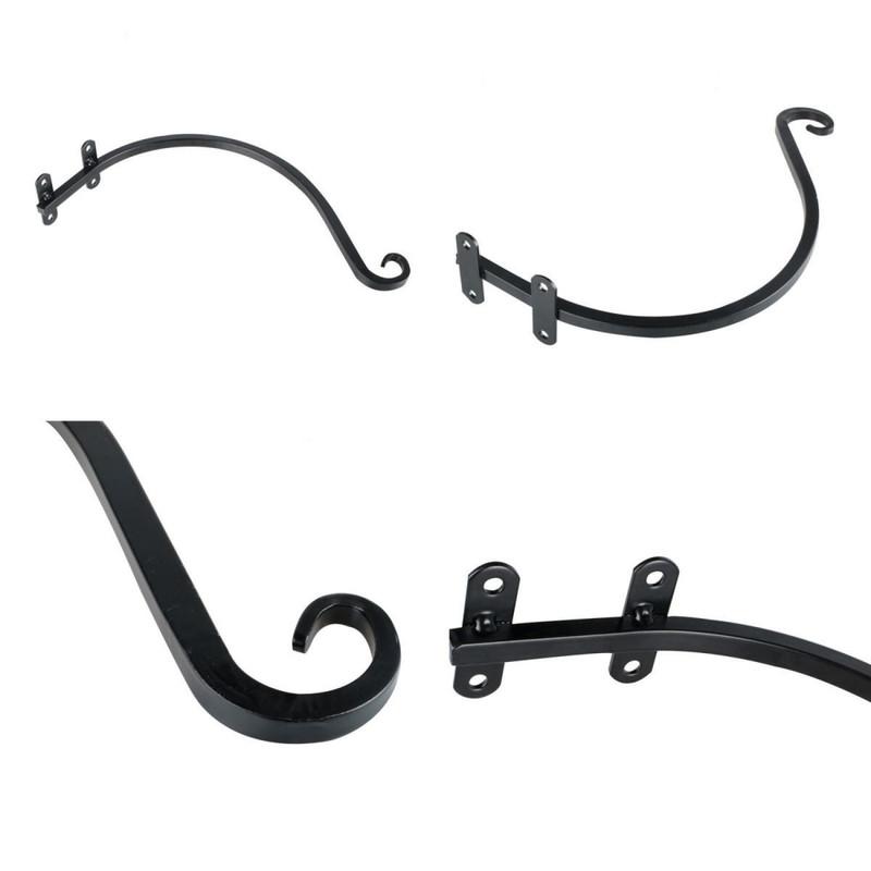 Iron Hooks Hanging Hanging Baskets Plant Holders Hand Forged for Flower Baskets Flower Pots Lanterns Wind Chime Hangings