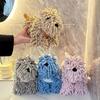 New Soft Puppy Chenille Hand Towel Fluffy Hanging Chenille Towel Dog Design Super Absorbent Funny Hand Towel