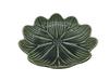 Herbe Ceramic Platter 23 Cm Green Leaf Platter Serving Bowl