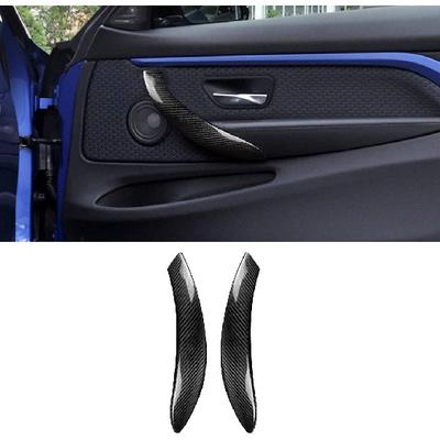 Hard Carbon Fiber Car Door Handle Cover for BMW 3 4 Series F30 F31 F32 F33 F34 F36 320i 328i 330i 340i Interior Protective Decorative Sticker