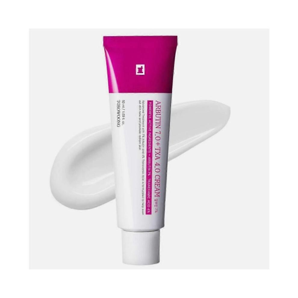 TOSOWOONG Arbutin 7% Tranexamic Acid 4% Cream 50ml Brightening K-Beauty 50g