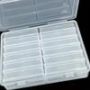 Transparent Plastic Storage Box Set, 7/13 Adjustable Rectangular Containers, Multi-Purpose Craft Organizer