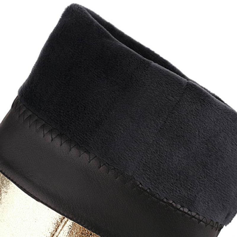 Fashion Fashion Boot Women High Sexy Gold Silver Over the Knee Boots Autumn Winter Heels Women's High Boots Shoes Large Size 48