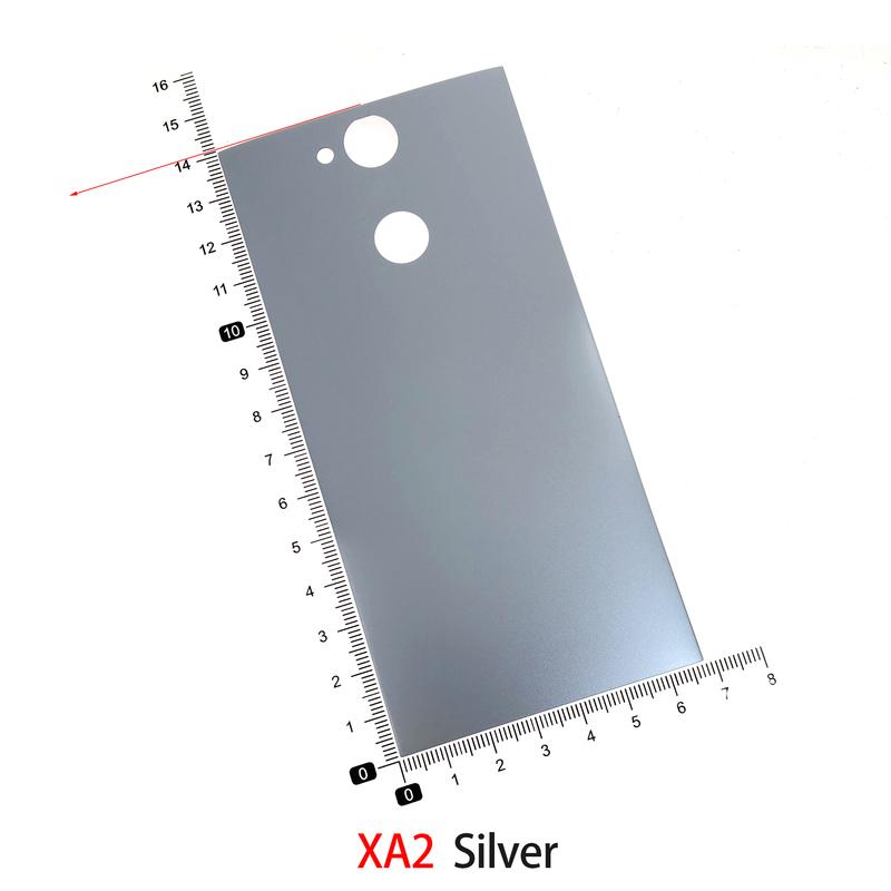 Pro Sony Xperia XA2 H4113 H3113 H4133 H3123 Zadní kryt Pouzdro Střední rám Díly Zadní kryt baterie Kryt Opravné díly