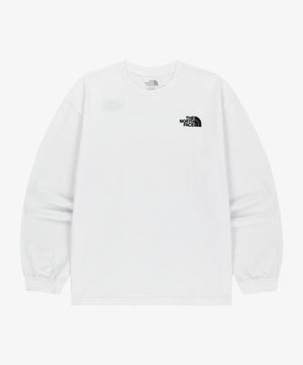 Noseupeiseu Nt7Ts02K White Label Essential Long Sleeve Tee White