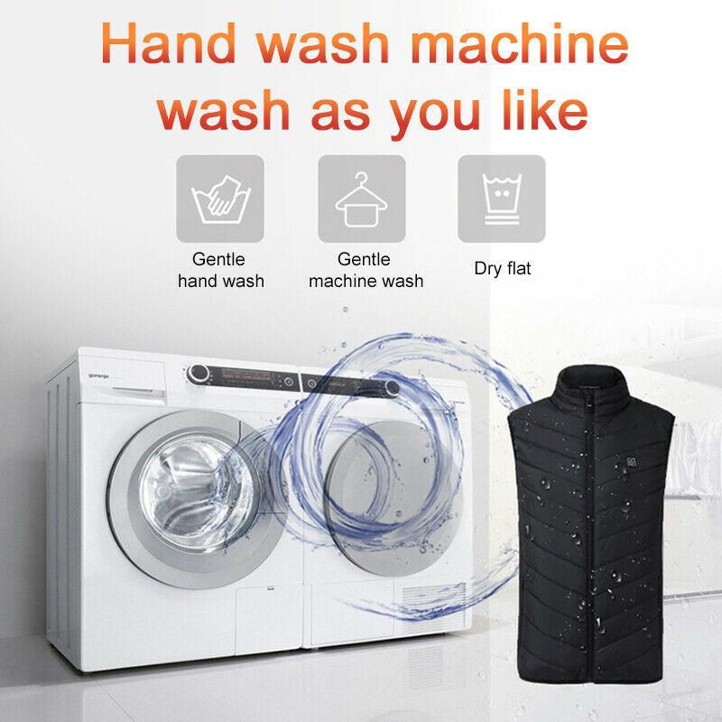 Heated Vest Warm Body Electric USB Men Women Heating Coat Jacket