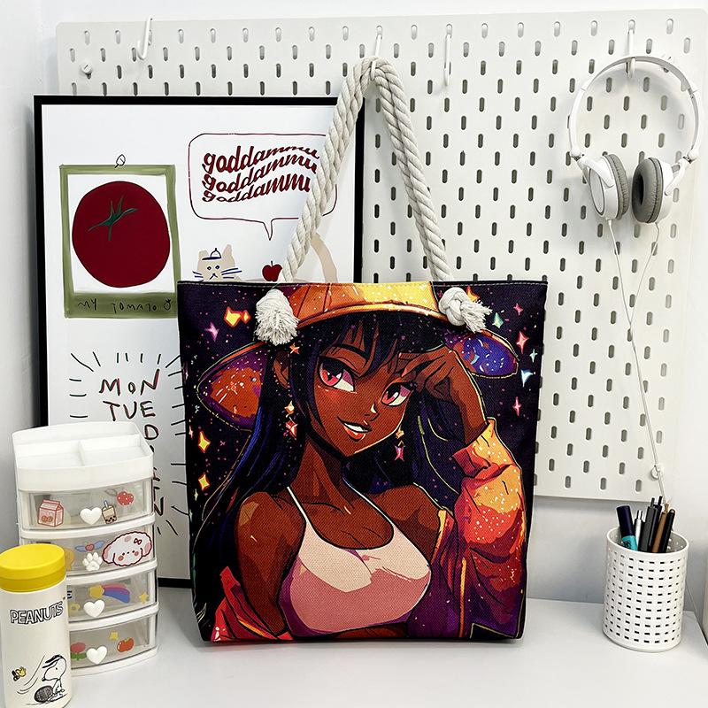 Single-shoulder Bag Women's Bag Hand-held Student Shopping Bag