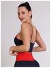 2025 Spring/Summer Double-Sided Colorblock Thin Strap Yoga Bra - Women's Nude Feel Sportswear