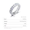 Modian New 100% 925 Silver Classic Oval Sparkling Finger Ring For Women Luxury AAAAA CZ Wedding Engagement Fine Jewelry