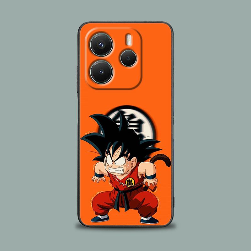 Case For Xiaomi Redmi Note 15 14 13 12 11 Pro Plus Goku Anime For Redmi 15C 15 14C 13C 12C Phone Cover Drawings Dragons Balls Z