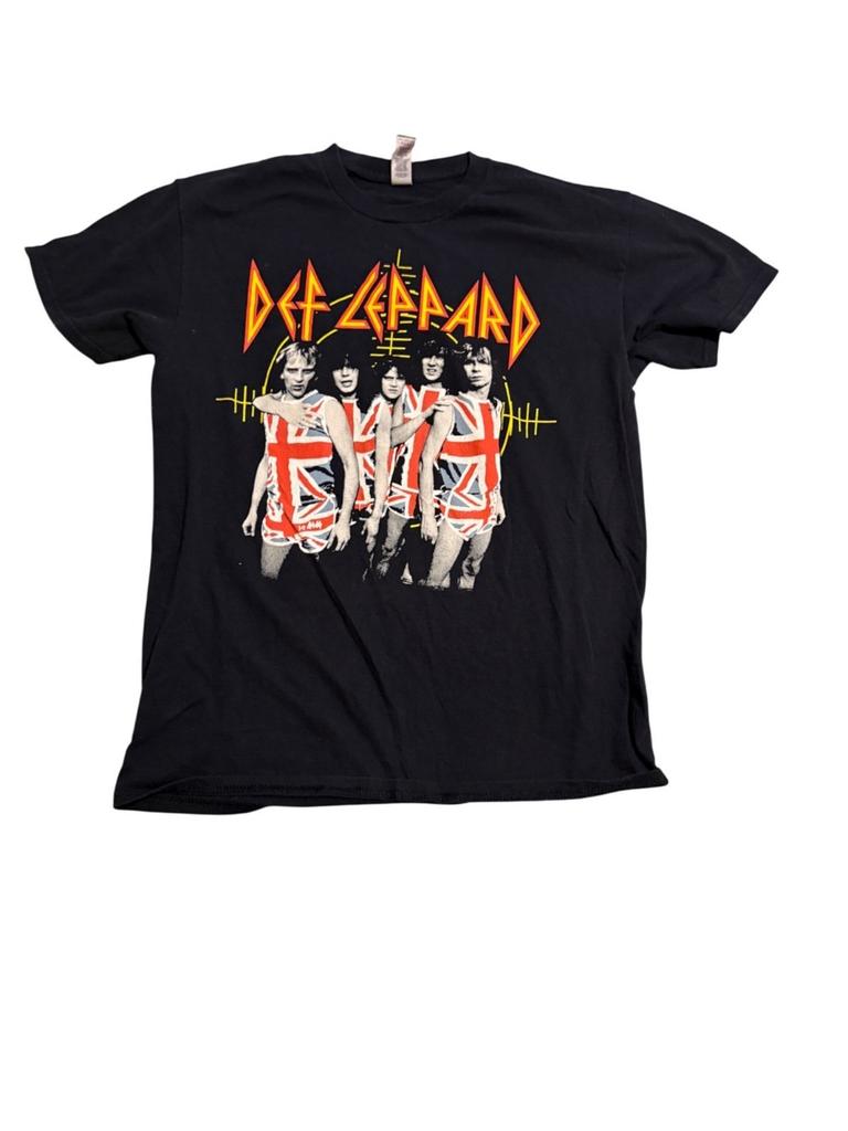Def Leppard Men’s M The Stadium Tour 2022 T-Shirt Black Band Concert Tee
