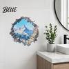 3D Scenery Wall Paper Snow Peak Sticker Landscape Decorative Decal Durable Modern Minimalist Room Decor PVC Waterproof Window Film for Living