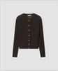 Deolil Mohair Vintage Puff Cardigan_Brown