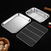 Extra Thick Stainless Steel Draining Tray with Filter