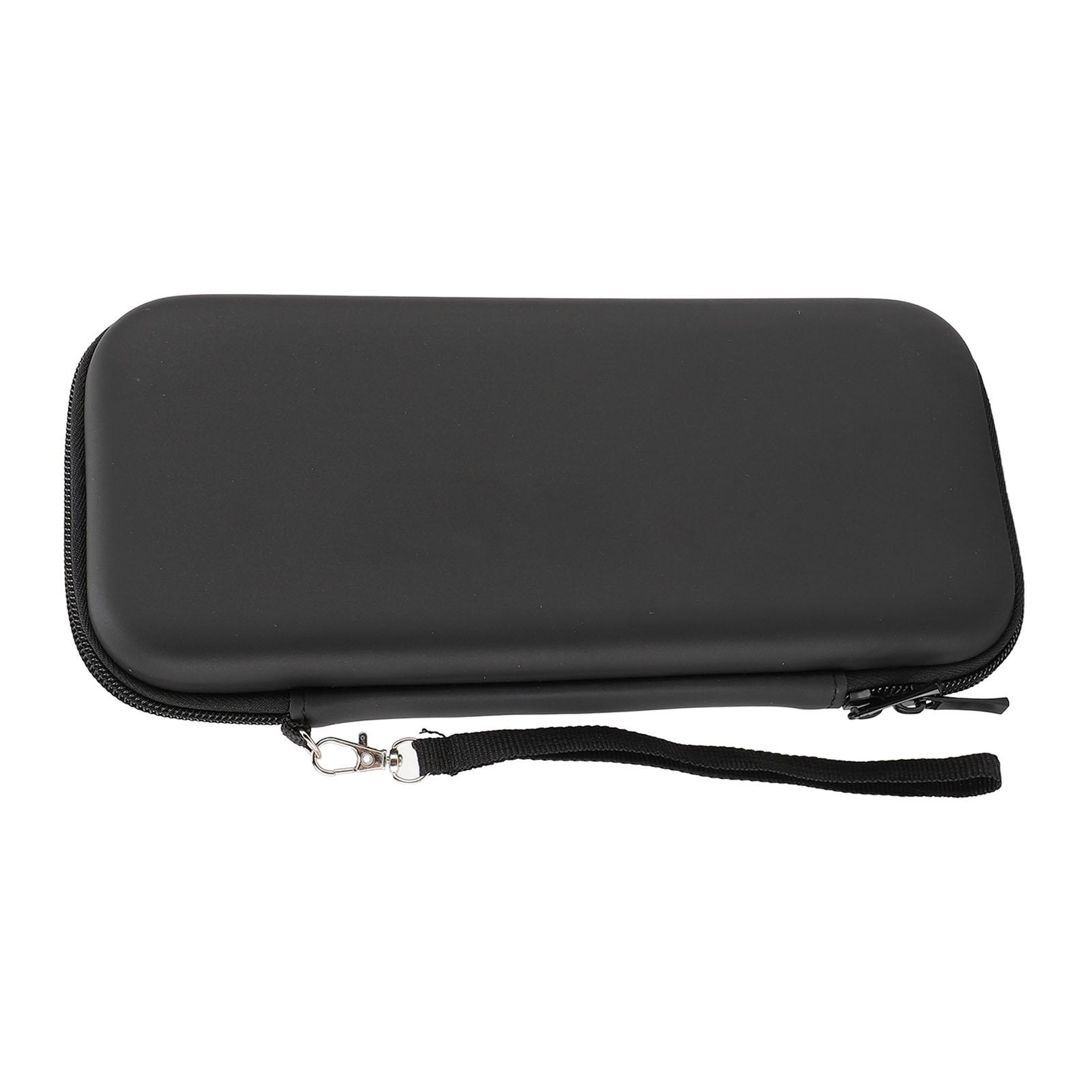 

Портативный жесткий чехол для игр, большая емкость для хранения, защитный чехол-переноска для игровой консоли, чехол с отделением для игровых карт и чёрный