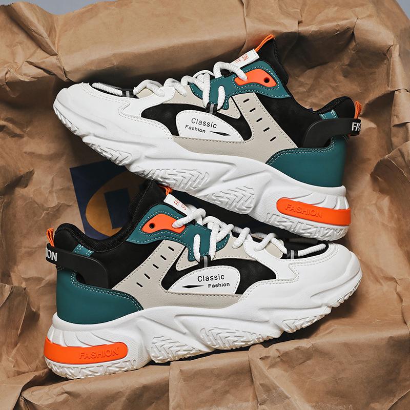 

Men s Shoes 2025 Trend High-end Sense Versatile Dad Teenage Boys Height Increasing Casual Sports 41
